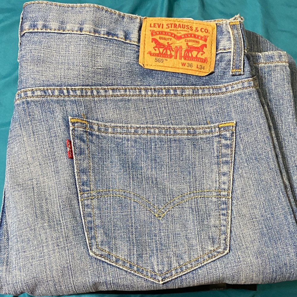 Levi's Light Blue Bootcut Jeans for Men